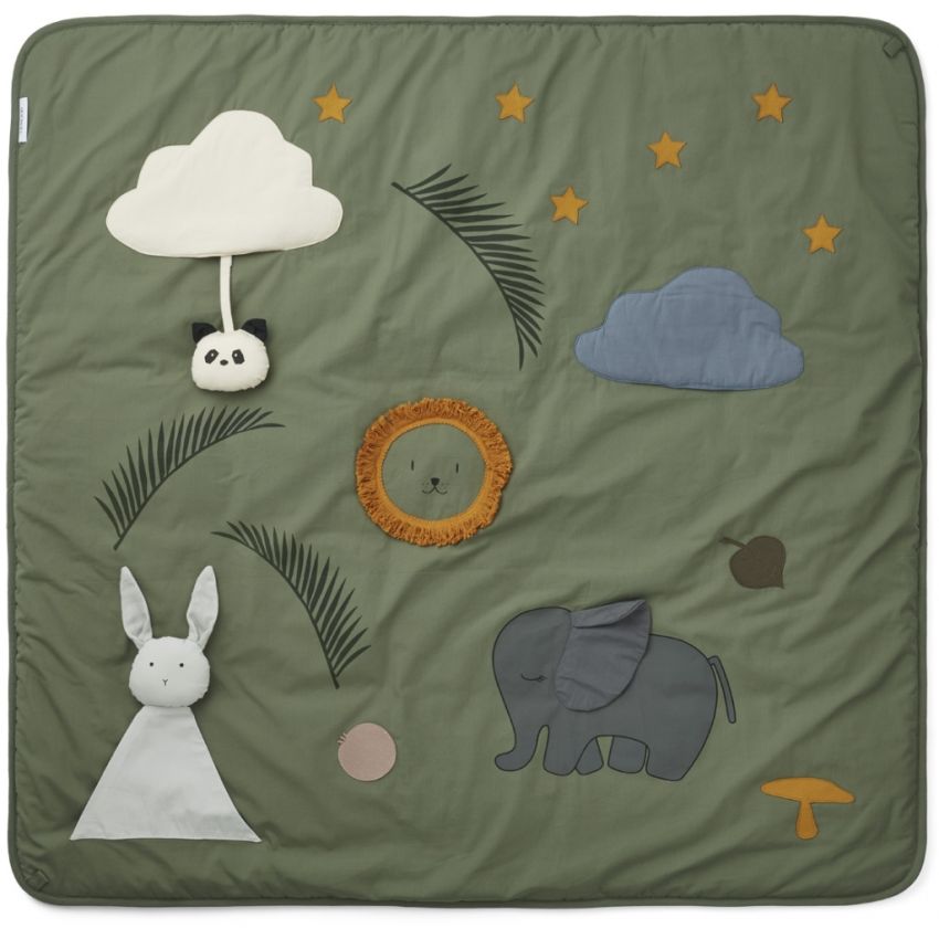 LIEWOOD - Glenn Activity Playmat Faune Green