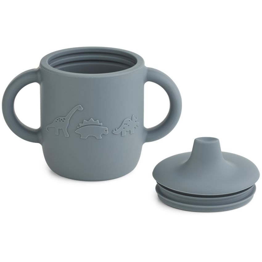 LIEWOOD - Neil Cup Trinklerntasse Dino Whale Blue