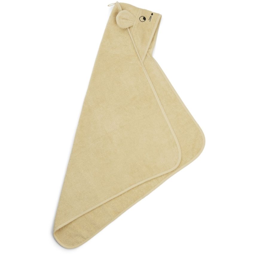 LIEWOOD - Albert Kapuzen Badetuch Mouse Yellow (Grösse Baby)