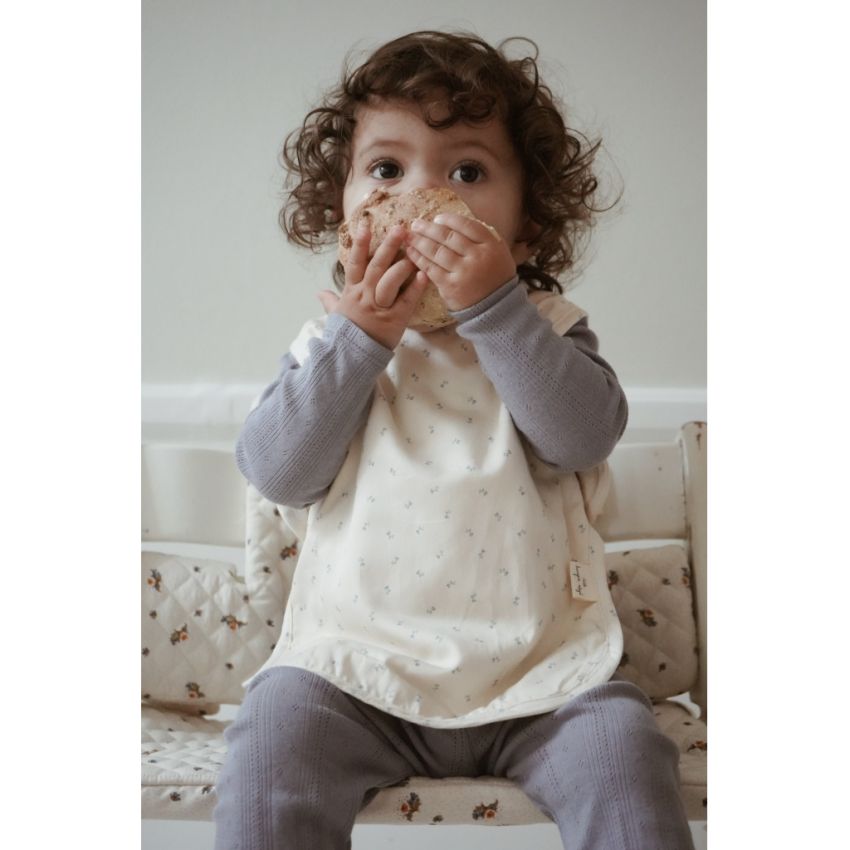 Konges Sløjd - Comea Lätzchen Petit Bisou Blau