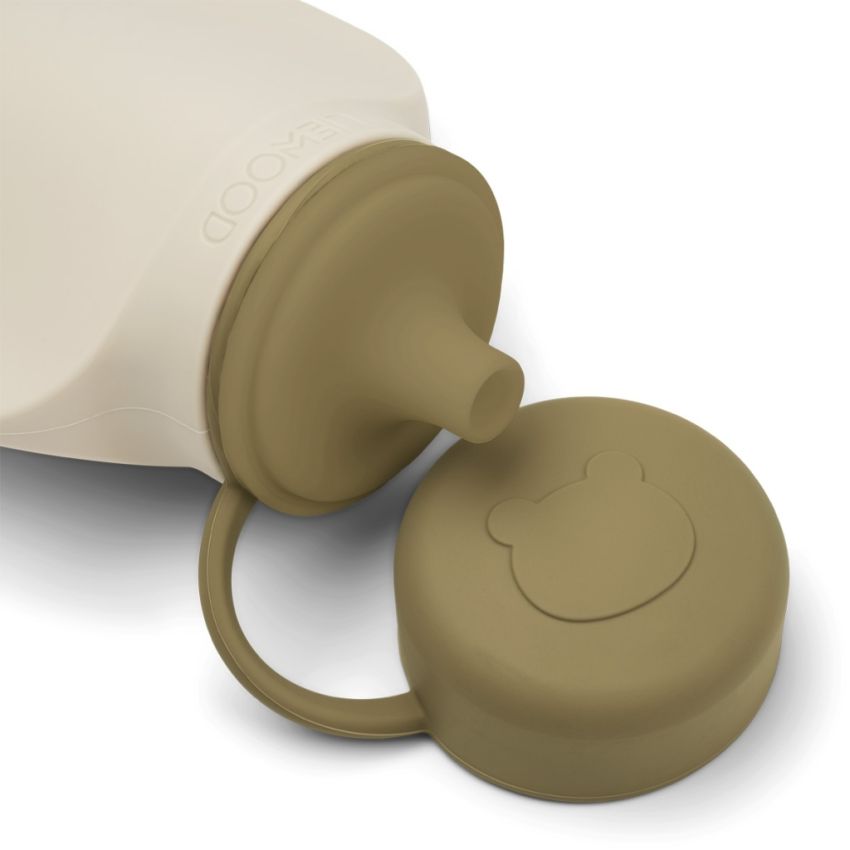 LIEWOOD - 2er Set Smoothie Quetschflasche Sandy / Khaki