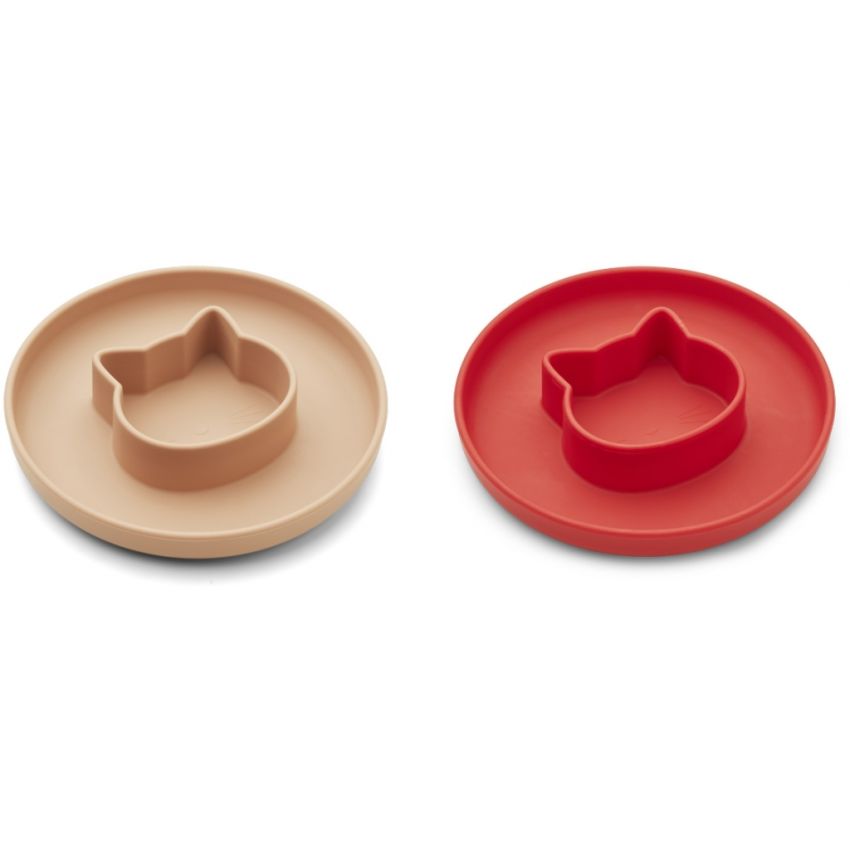 LIEWOOD - Gordon Silikon Schalen Set Apple Rose - Tuscany