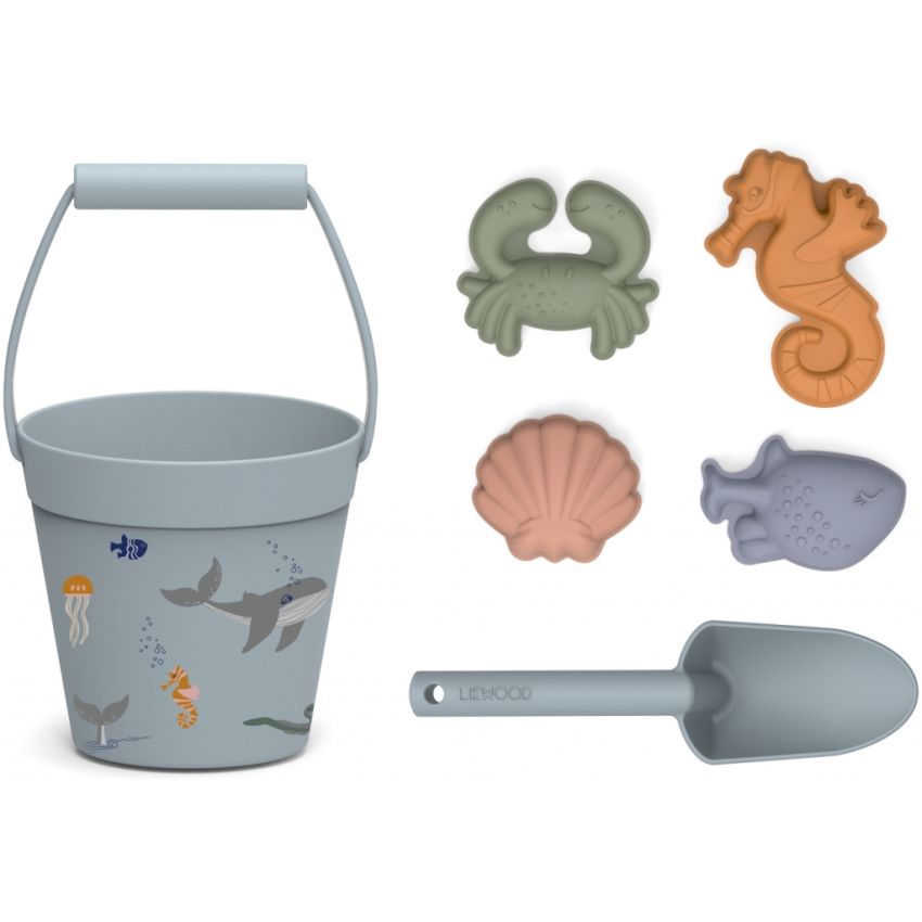 LIEWOOD - Dante Sandset Sea Creature Sea Blue Mix