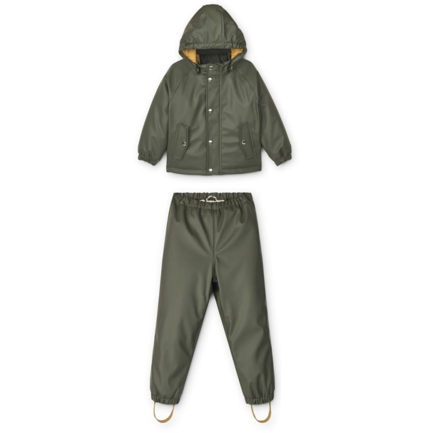 LIEWOOD - Gefüttertes Regenbekleidungsset Ivy Hunter Green