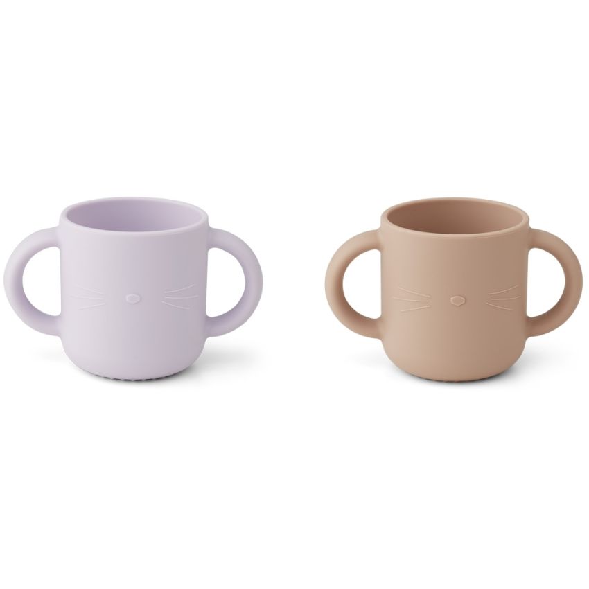 LIEWOOD - Gene Trinklerntassen Silikon Rabbit Lavender - Rose