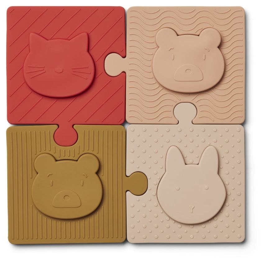 LIEWOOD - Bodil Motorik Puzzle Rose Mix