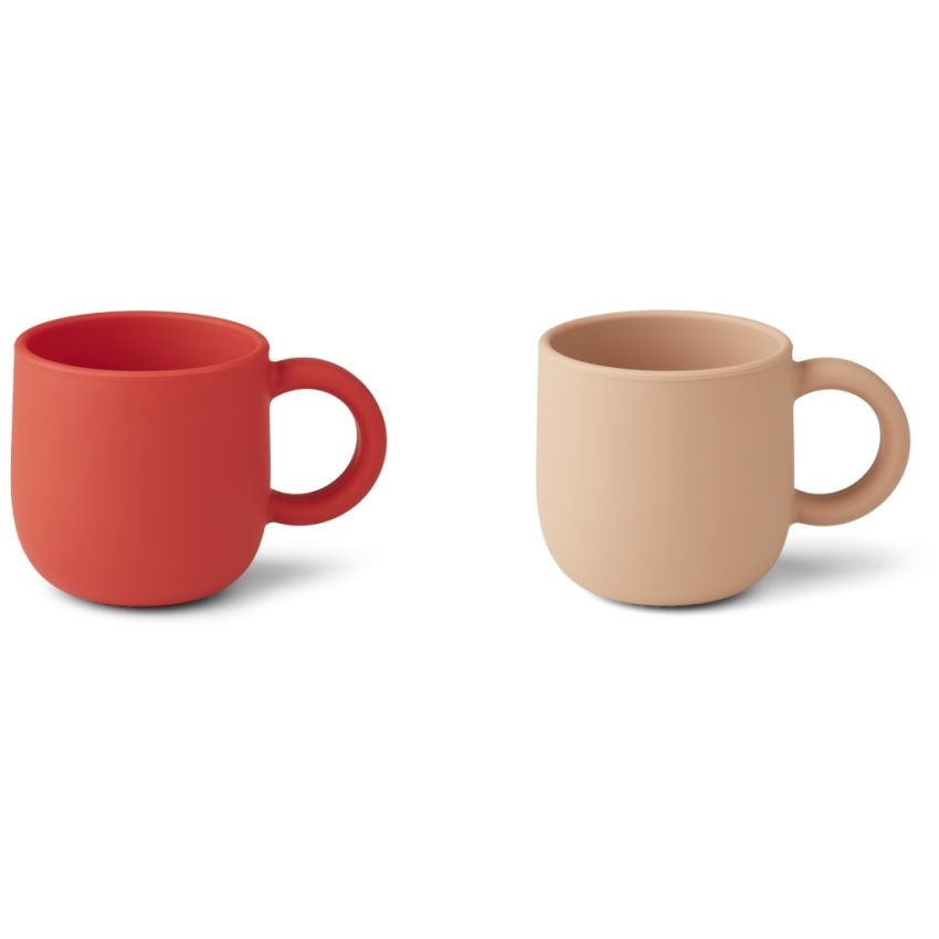 LIEWOOD - Merce 2er Set Trinktassen Apple Red / Rose