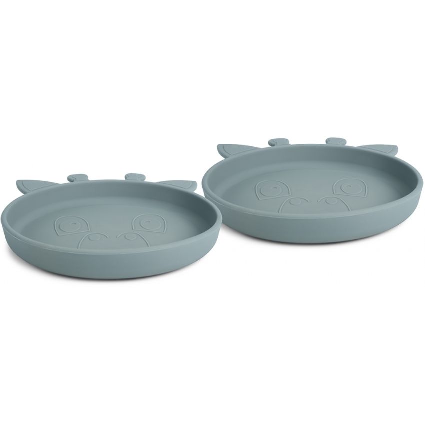 nuuroo - Akila Silikon Tellerset Giraffe Lead