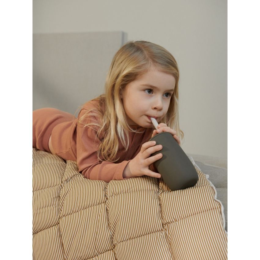 LIEWOOD - Dylan Strohhalm Becher Set Mustard / Dark Rose