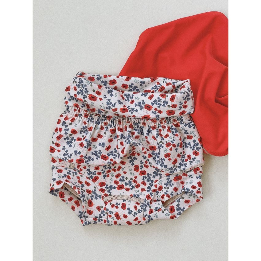 Konges Sløjd - UV Baby Badehöschen Bobbi Mohnblumen