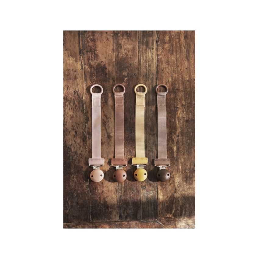 Elodie - Schnuller- Band Wood Collection Faded Rose