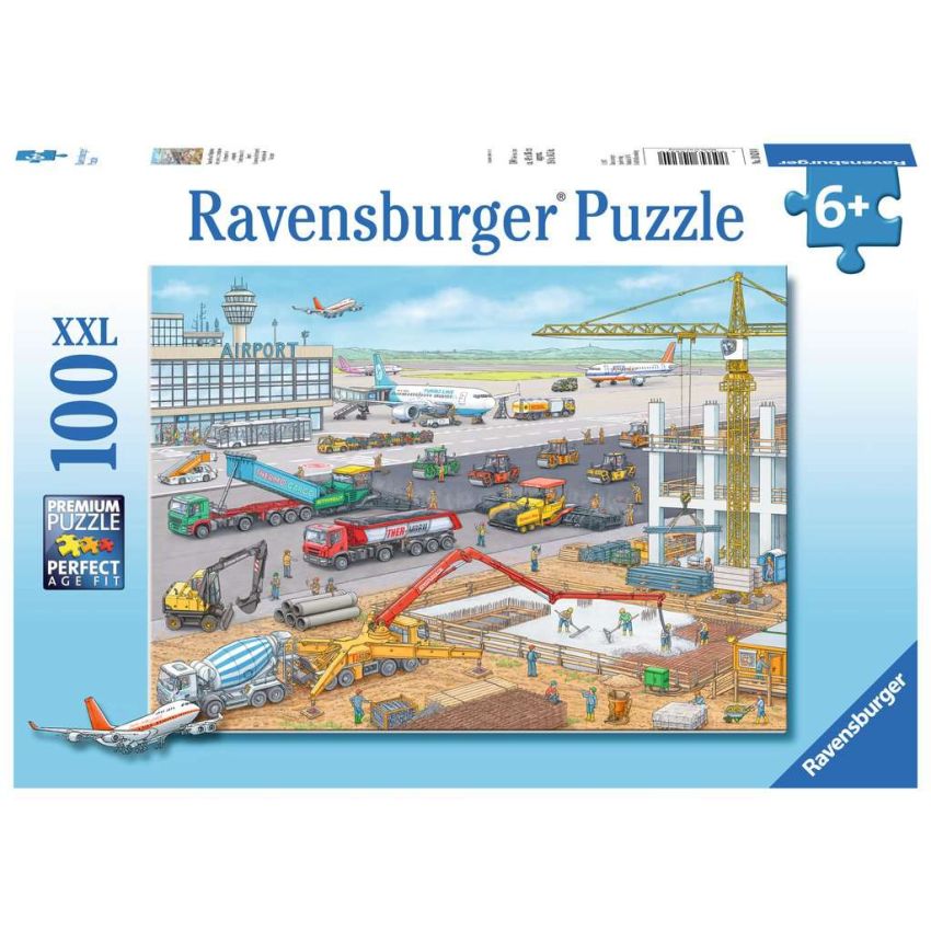 Ravensburger - Kinderpuzzle Baustelle am Flughafen