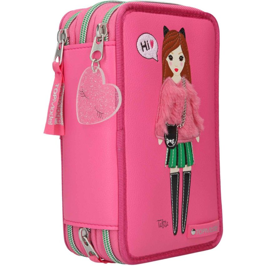 TOPModel - 3-Fach Federtasche mit Talita, pink Depes