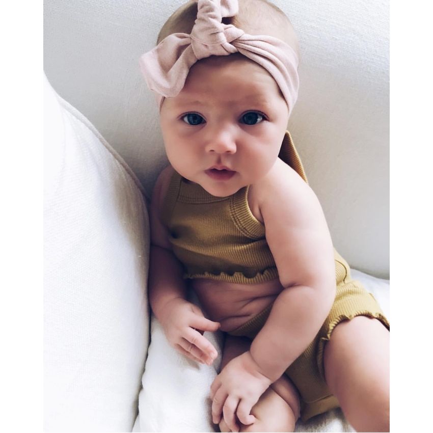 Snuggle Hunny - Merinowolle Haarband blush pink