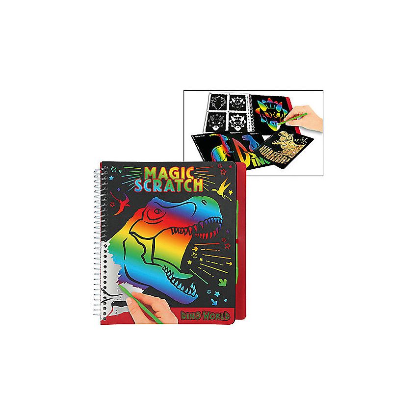 Depesche - Dino World Magic Scratch Buch