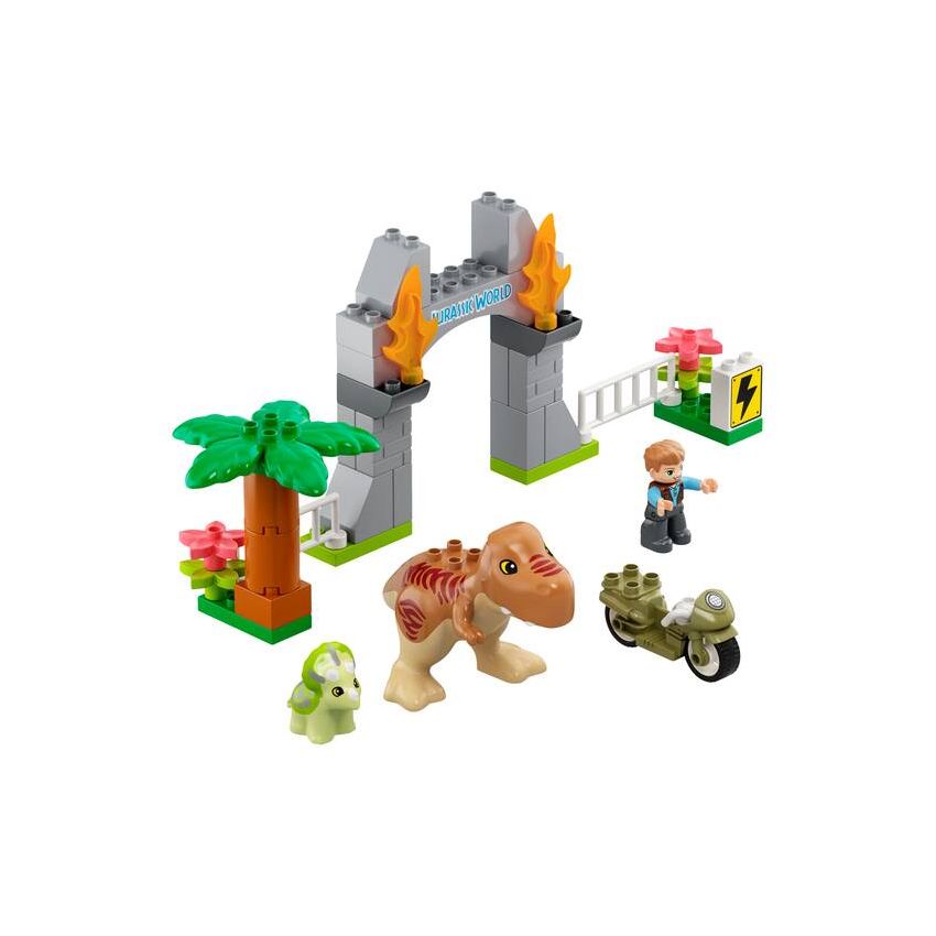 LEGO® Duplo 10939 - Ausbruch des T. rex und Triceratops
