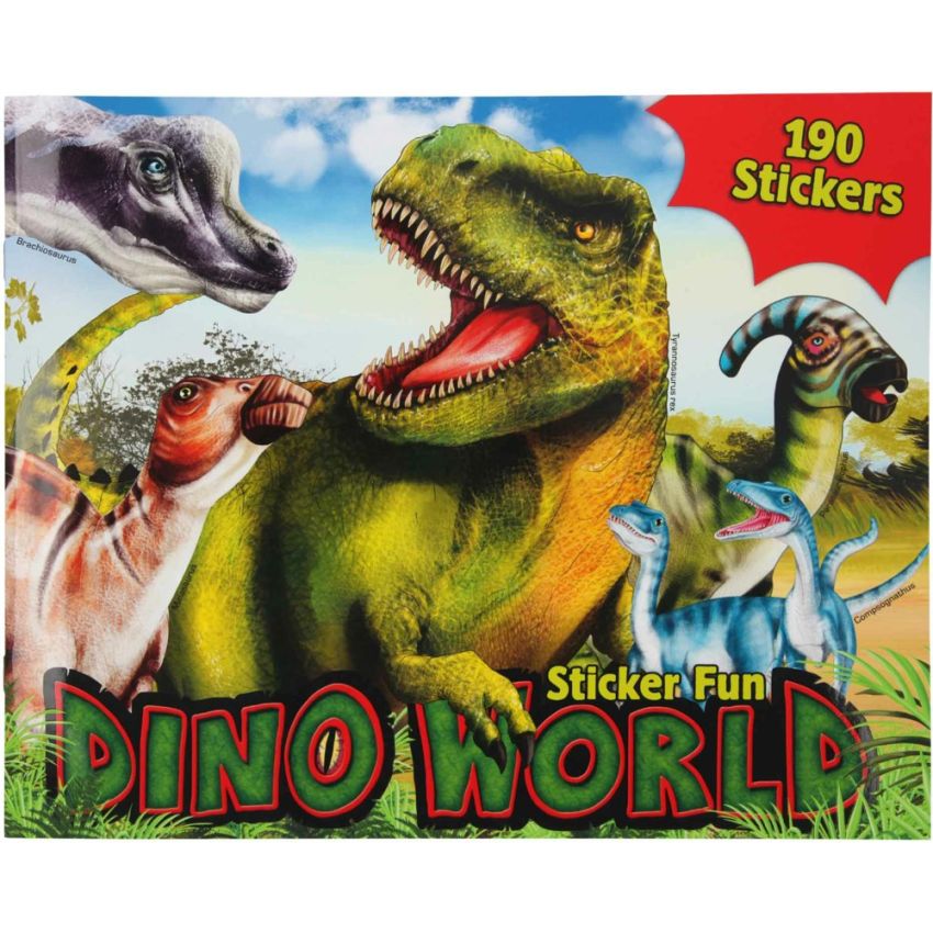 Depesche - Dino Stickerfun, Malbuch