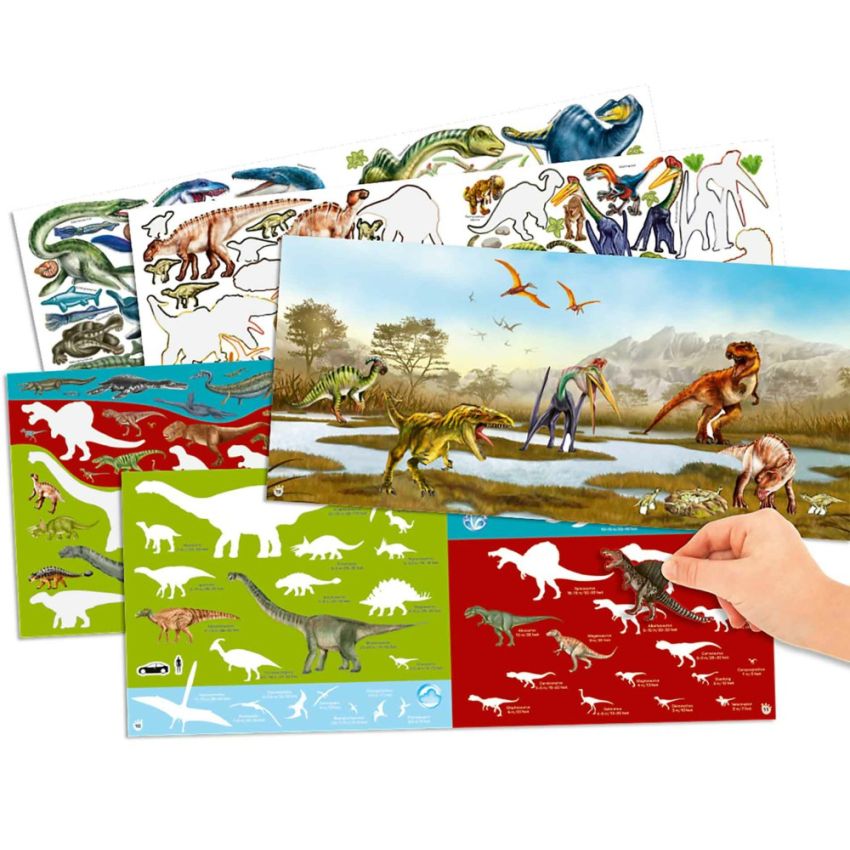 Depesche - Dino Stickerfun, Malbuch