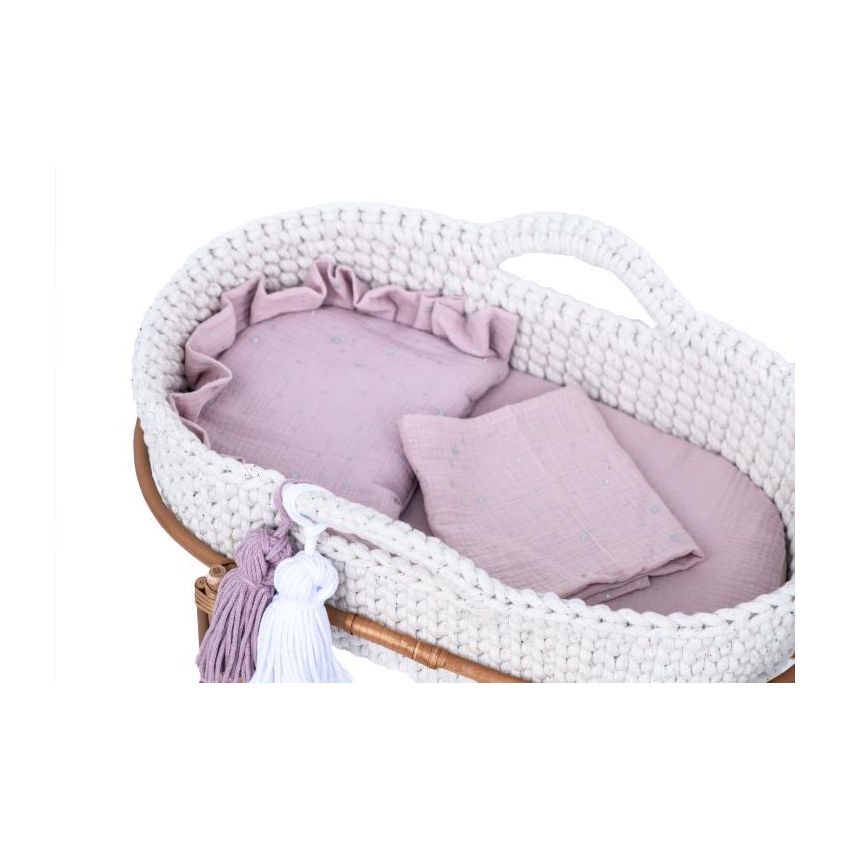 Like Moses - Moseskorb für Puppen Set Rustic Rose