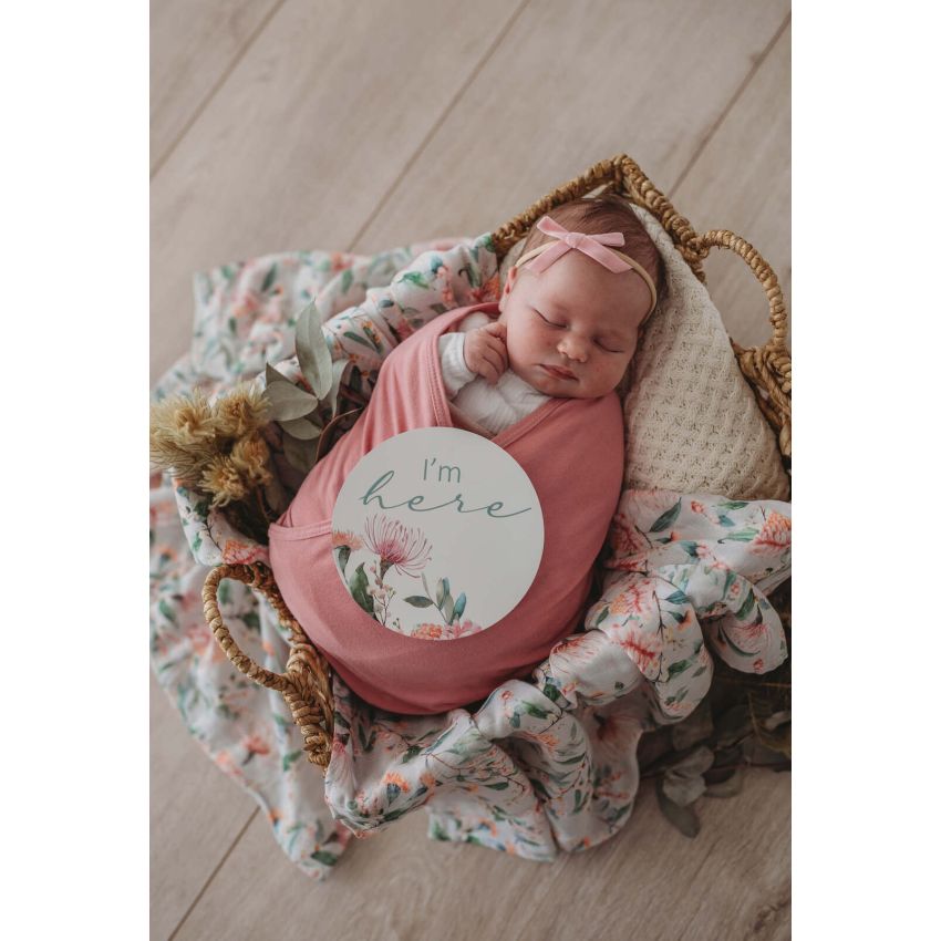 Snuggle Hunny - Meilenstein Karten Wattle & Sage