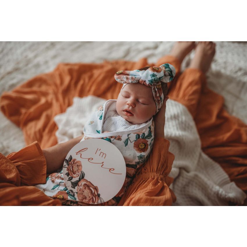 Snuggle Hunny - Meilenstein Karten Florence & Pink Sand