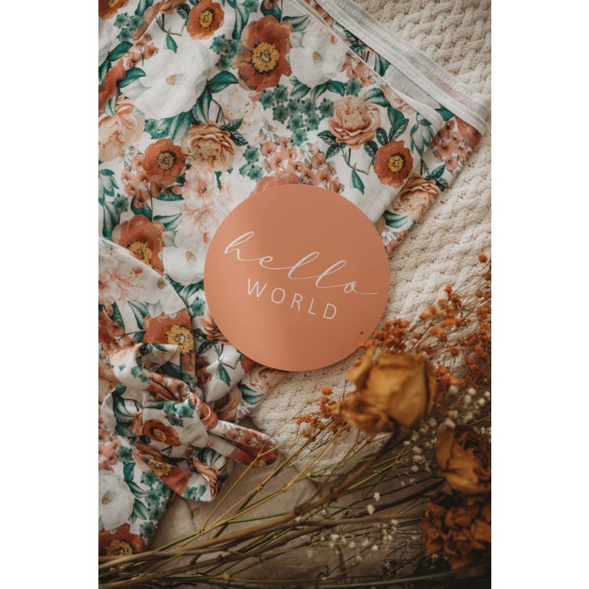 Snuggle Hunny - Meilenstein Karten Florence & Pink Sand