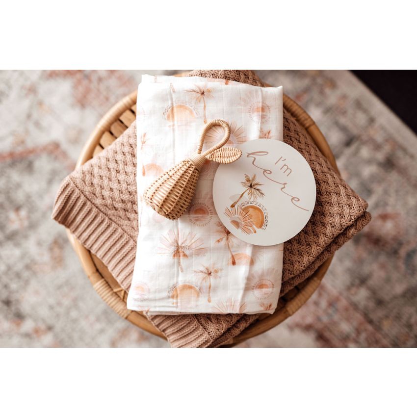 Snuggle Hunny - Meilenstein Karten Paradise & Gold