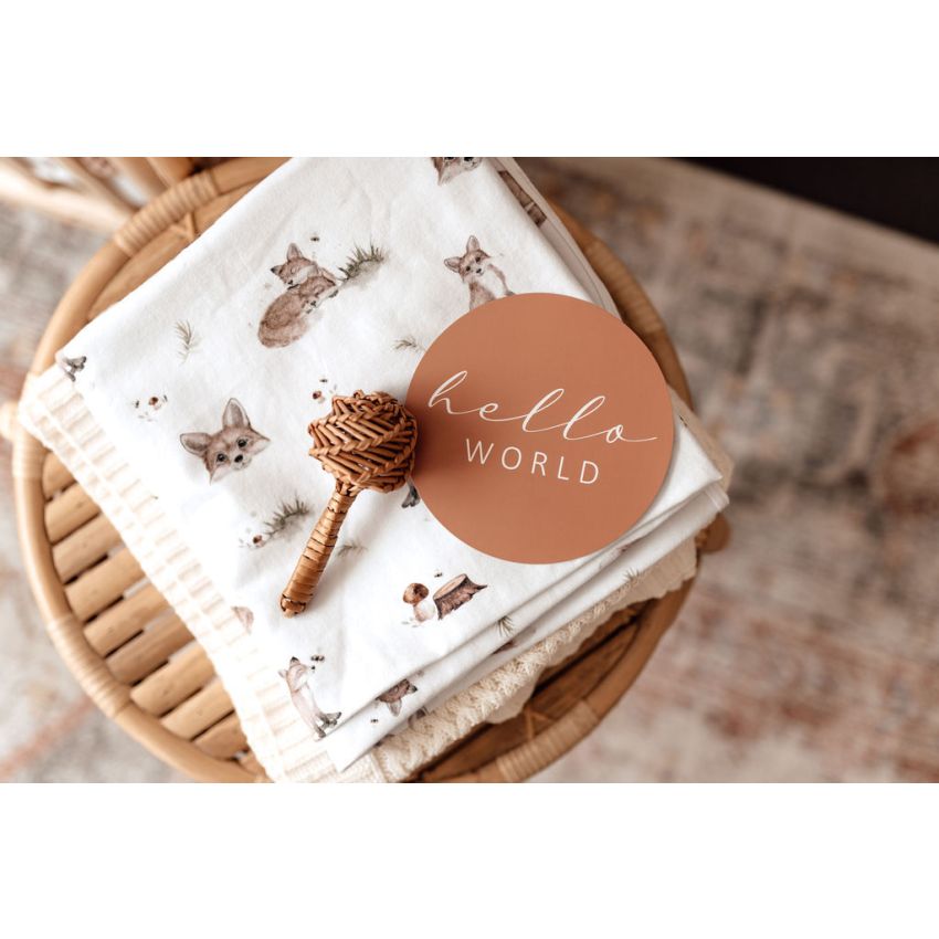 Snuggle Hunny - Meilenstein Karten Fox & Hazelut