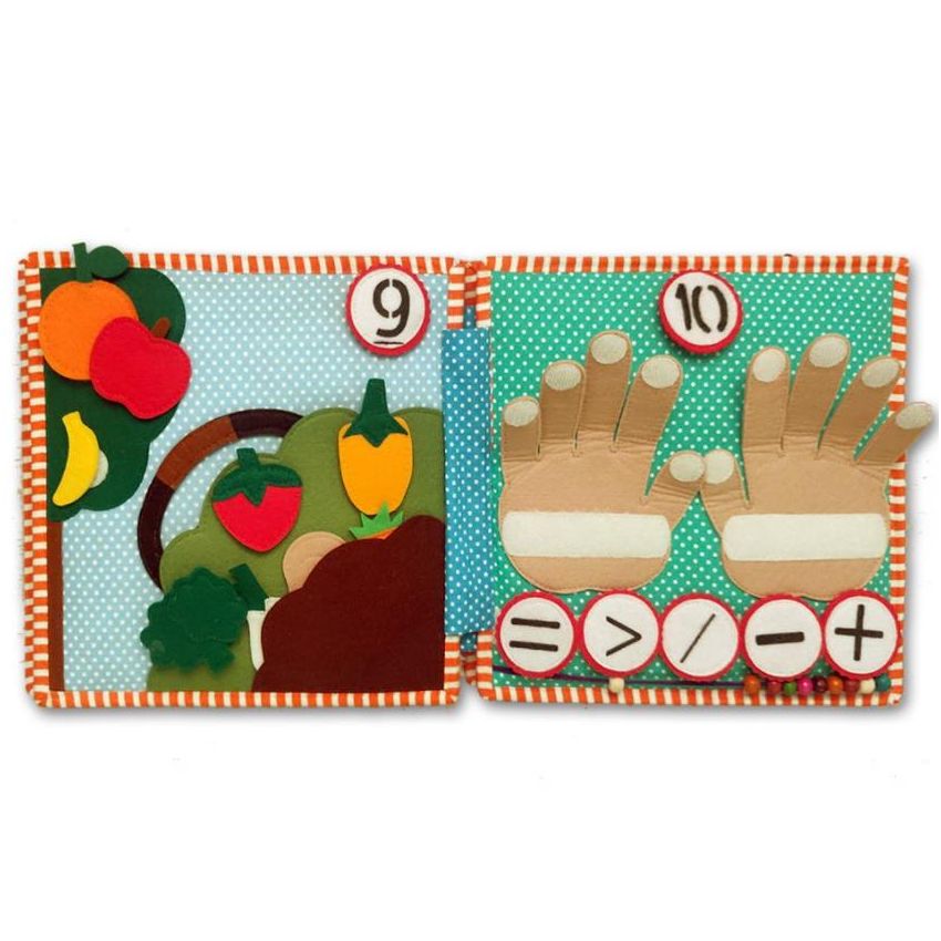 Jolly Designs -1,2,3 – 10 Seiten Premium DELUXE Quiet Book