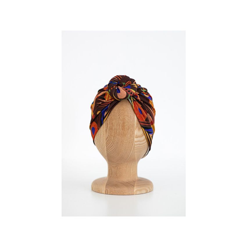 Looks by Luks -  Turban Organic African Clush runder Bun