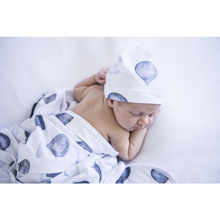 Snuggle Hunny - Swaddledecke Cloud Chaser mit Beanie