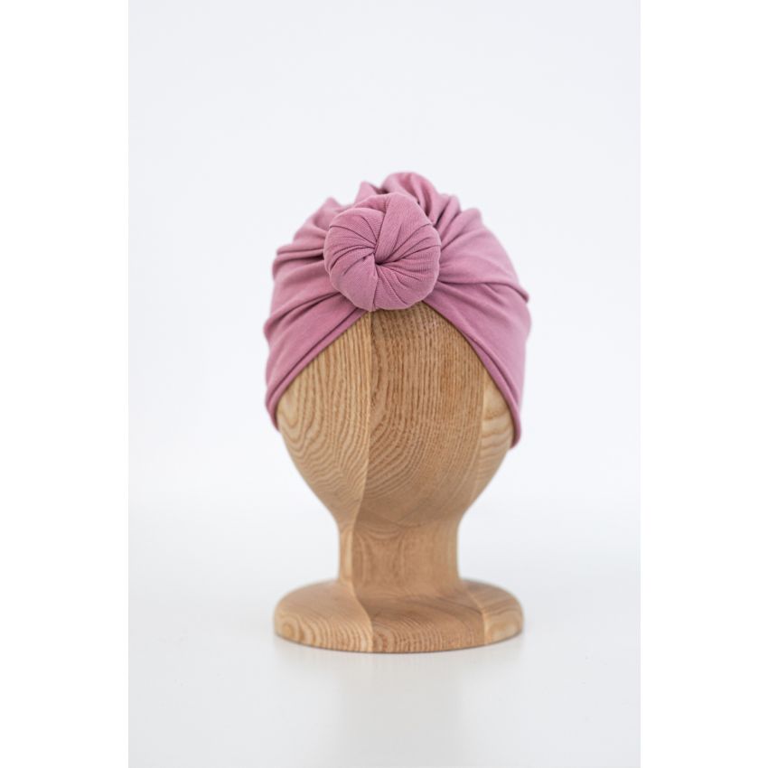 Looks by Luks -  Turban Organic Mauve Pink runder Bun