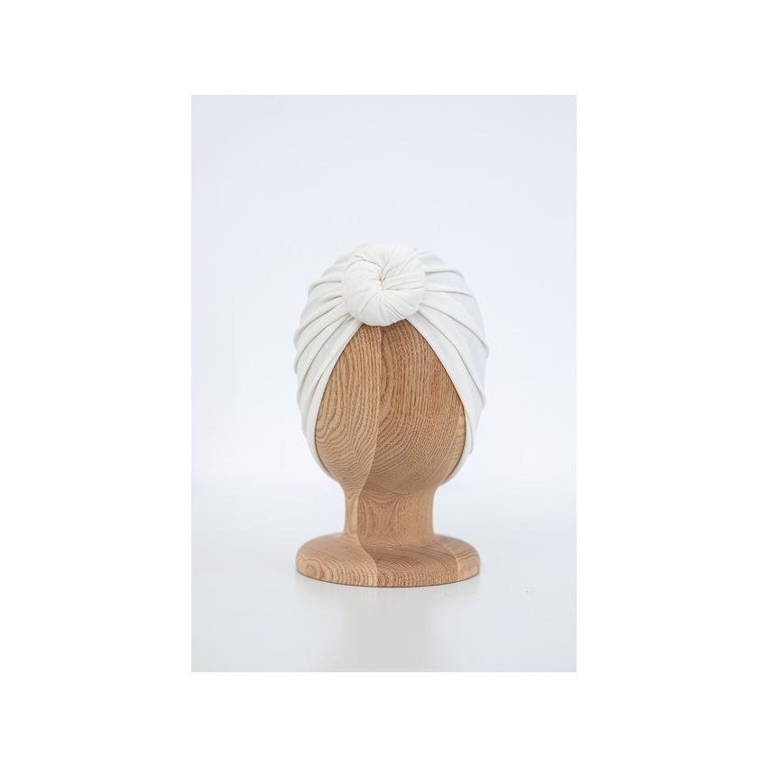 Looks by Luks -  Turban Organic Vanilla runder Bun