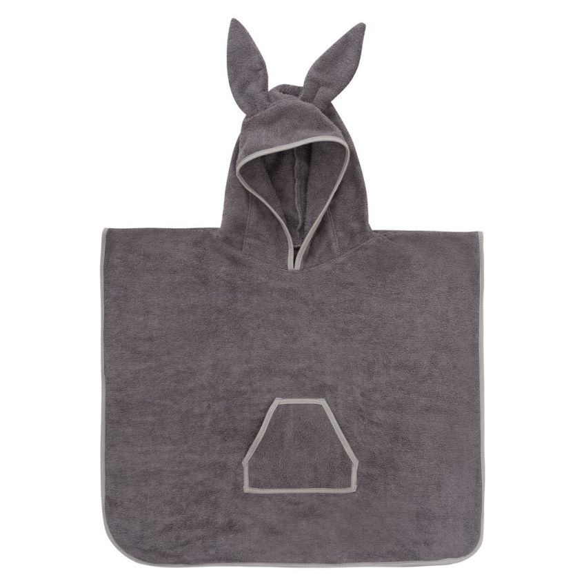 Samiboo - Bambus Badeponcho Bunny grau