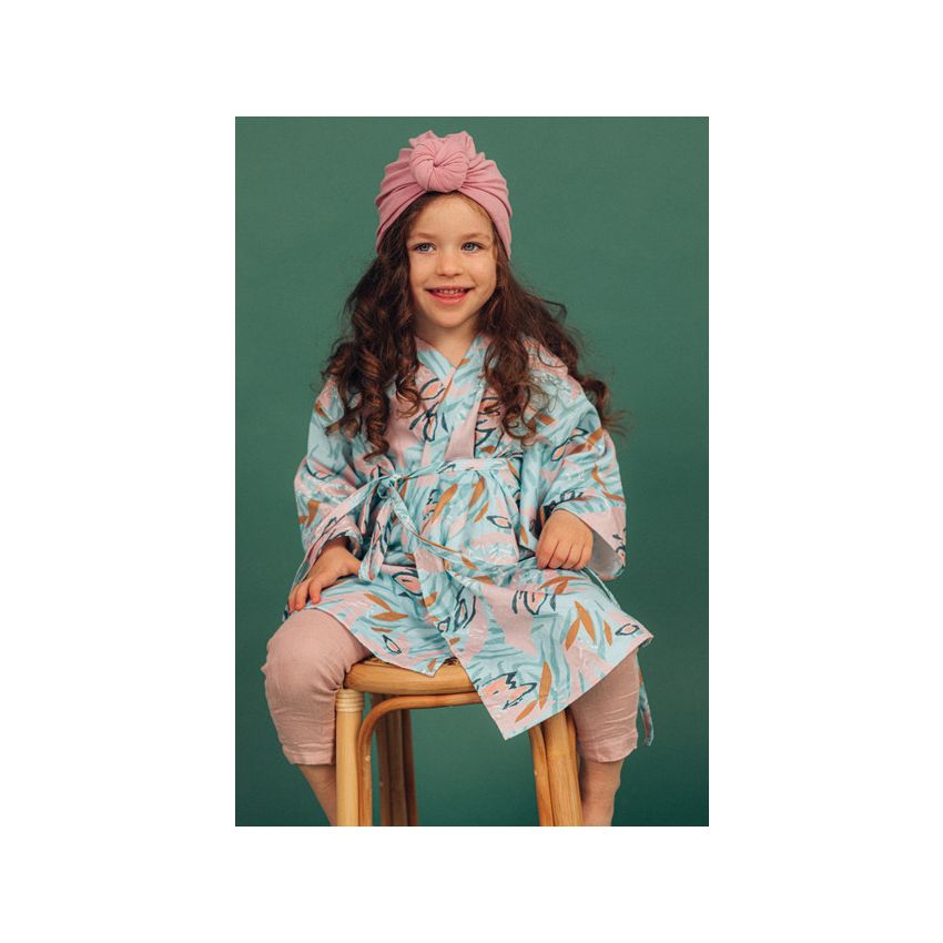 Looks by Luks -  Turban Organic Mauve Pink runder Bun