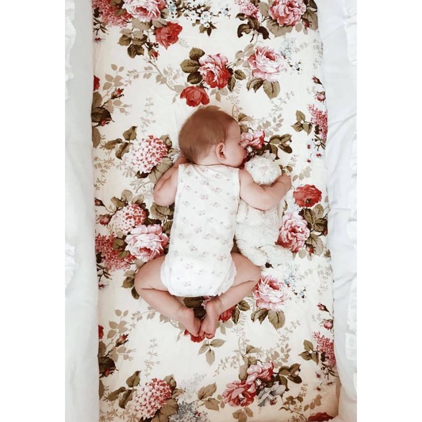 Tilly & Otto - Spannbetttuch Josephine weiss 91 x 188cm