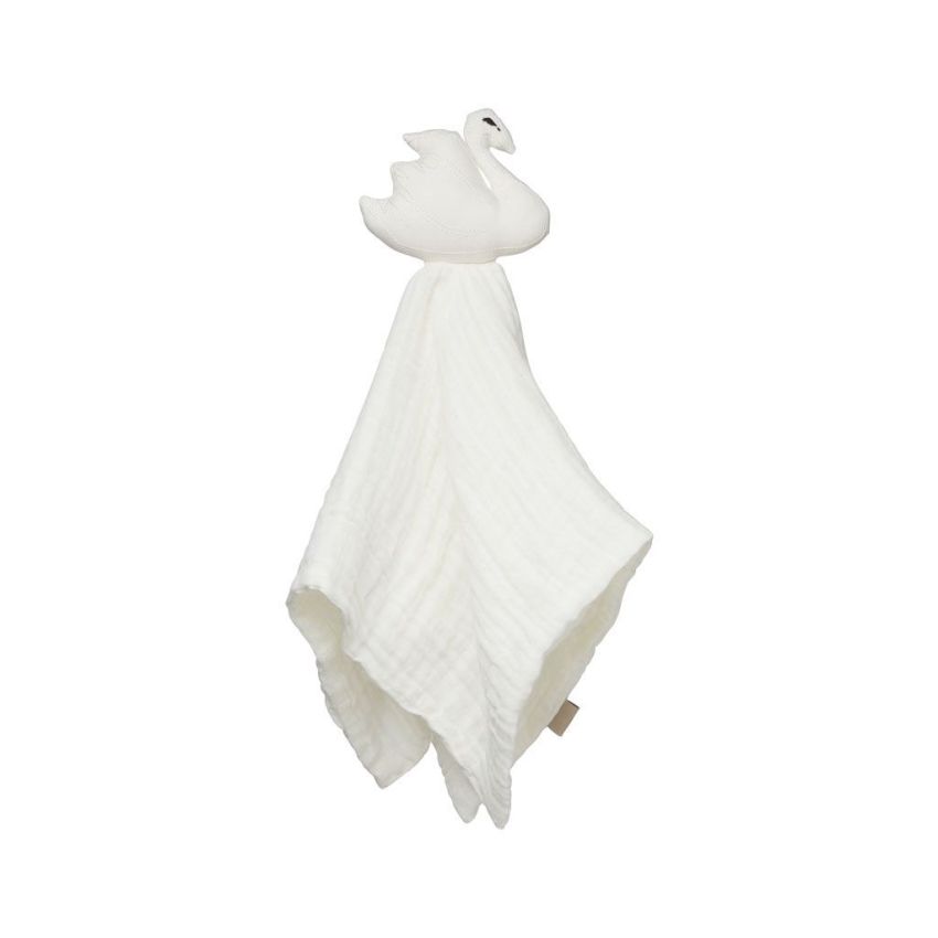 Cam Cam Copenhagen Kuschel- Muslin Schwan off white