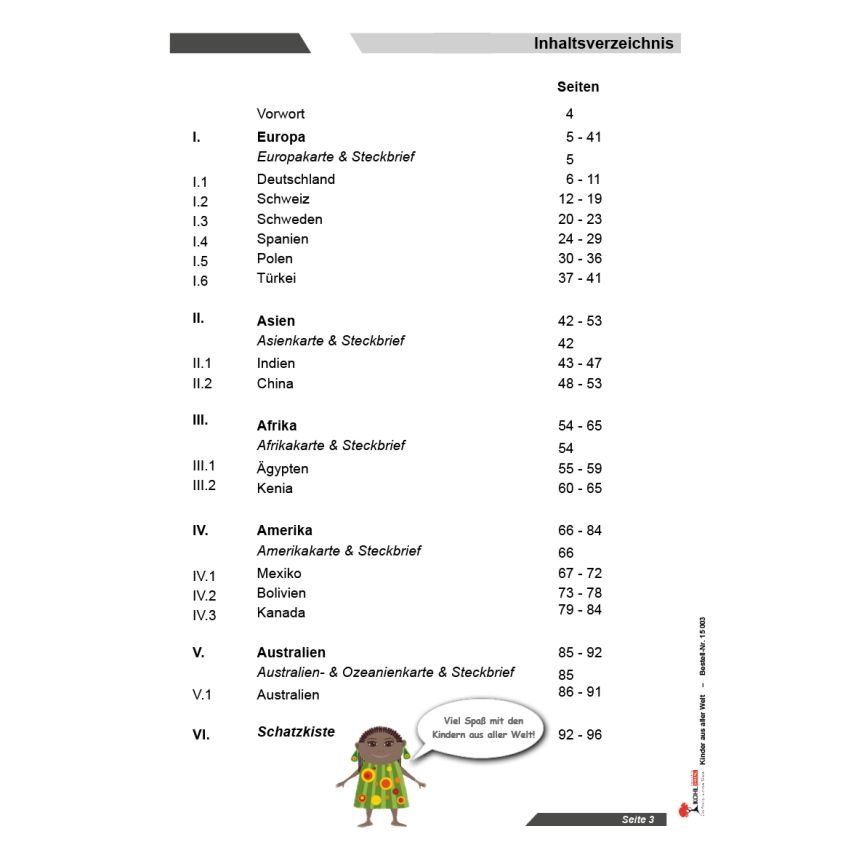 Kohl Verlag - Kinder rund um die Welt - Montessori Reihe