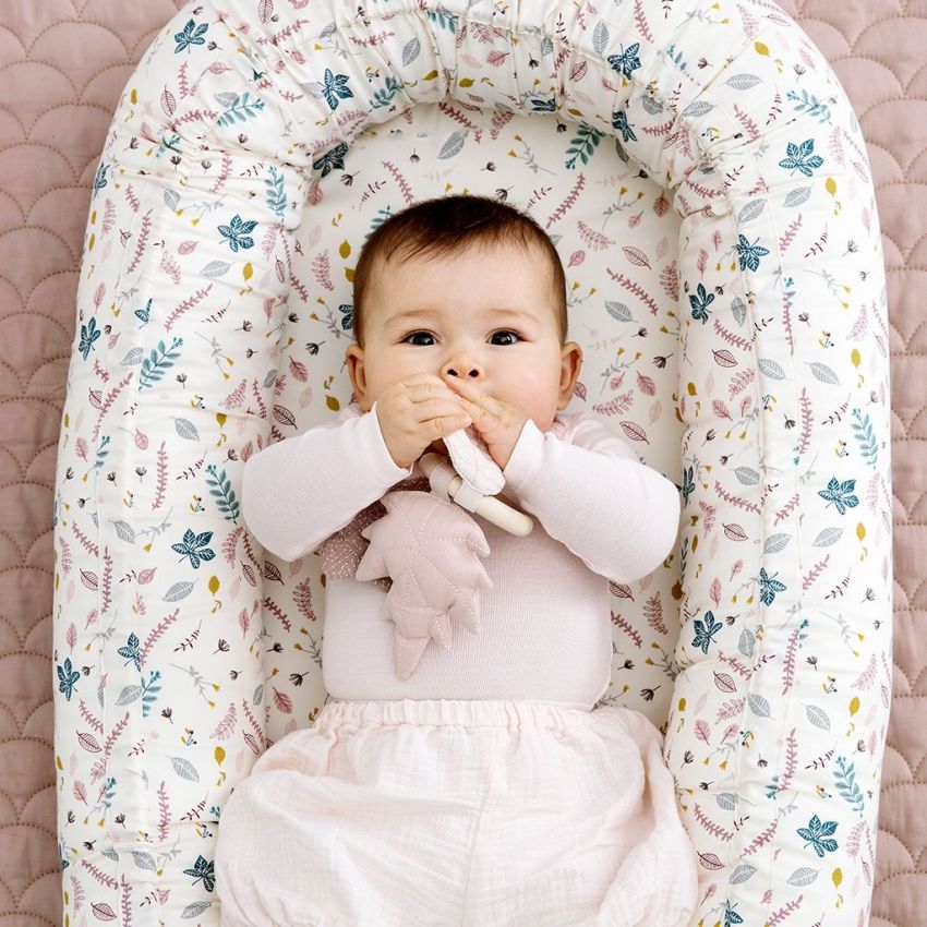 Cam Cam Copenhagen Rassel Greifling Leaves Mix Rose