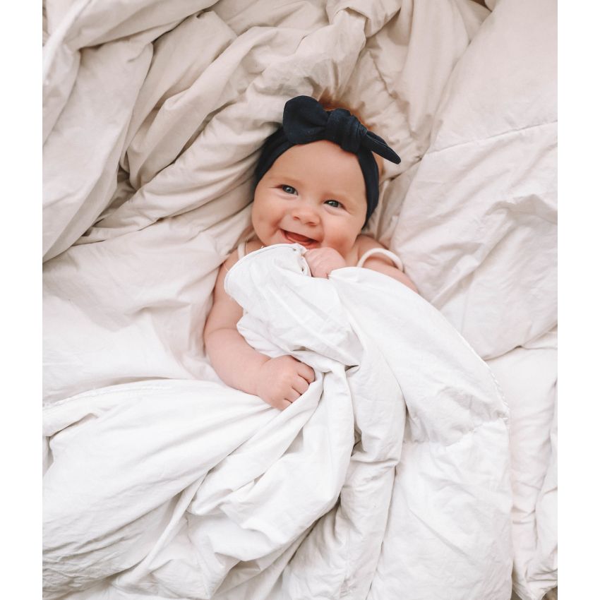 Snuggle Hunny - Merinowolle Haarband Navy