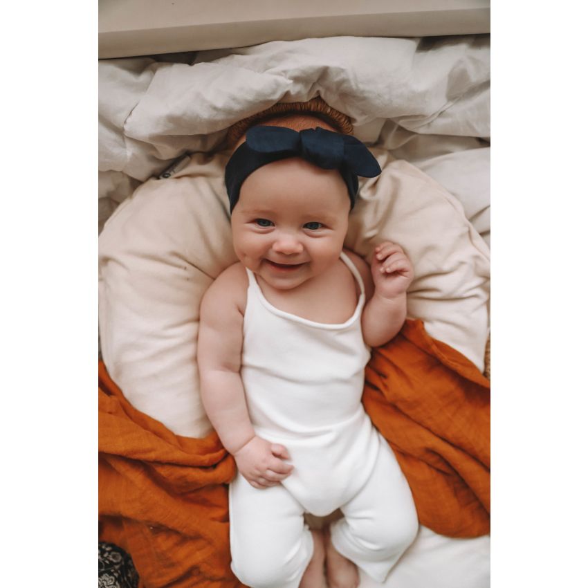 Snuggle Hunny - Merinowolle Haarband Navy