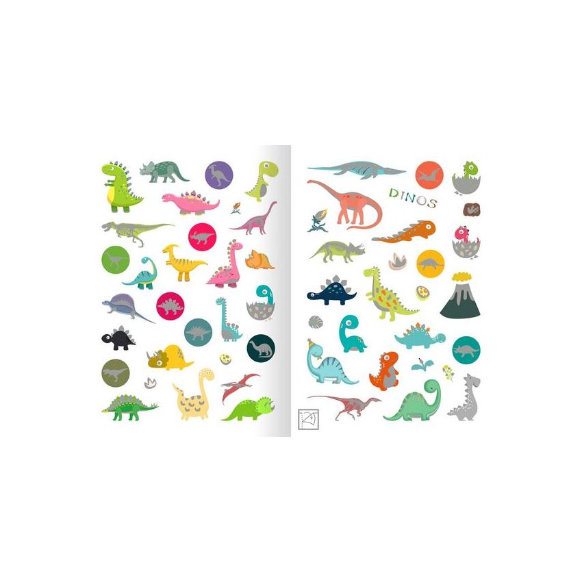 arsEdition - Metallic-Sticker Dinosaurier