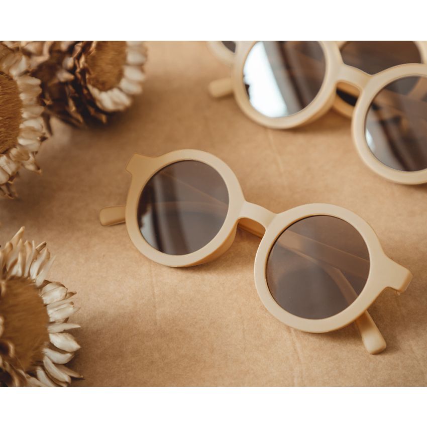 Mrs Ertha - Mama & Papa Sonnenbrille Erwachsene Latte