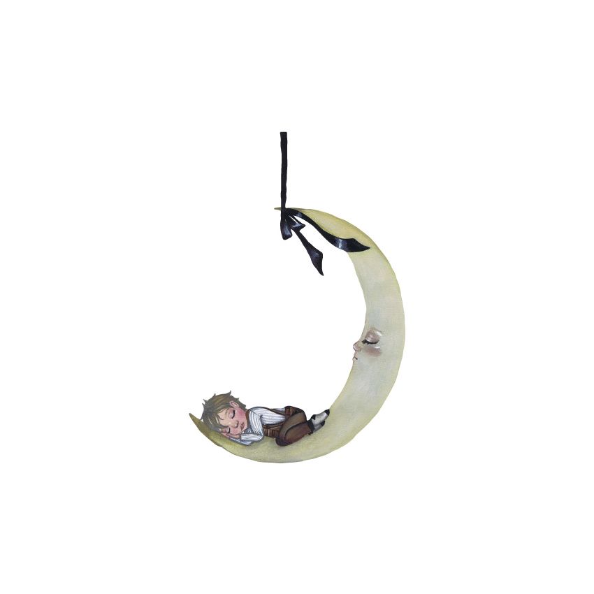 Thats mine - Wandsticker Mond und Junge