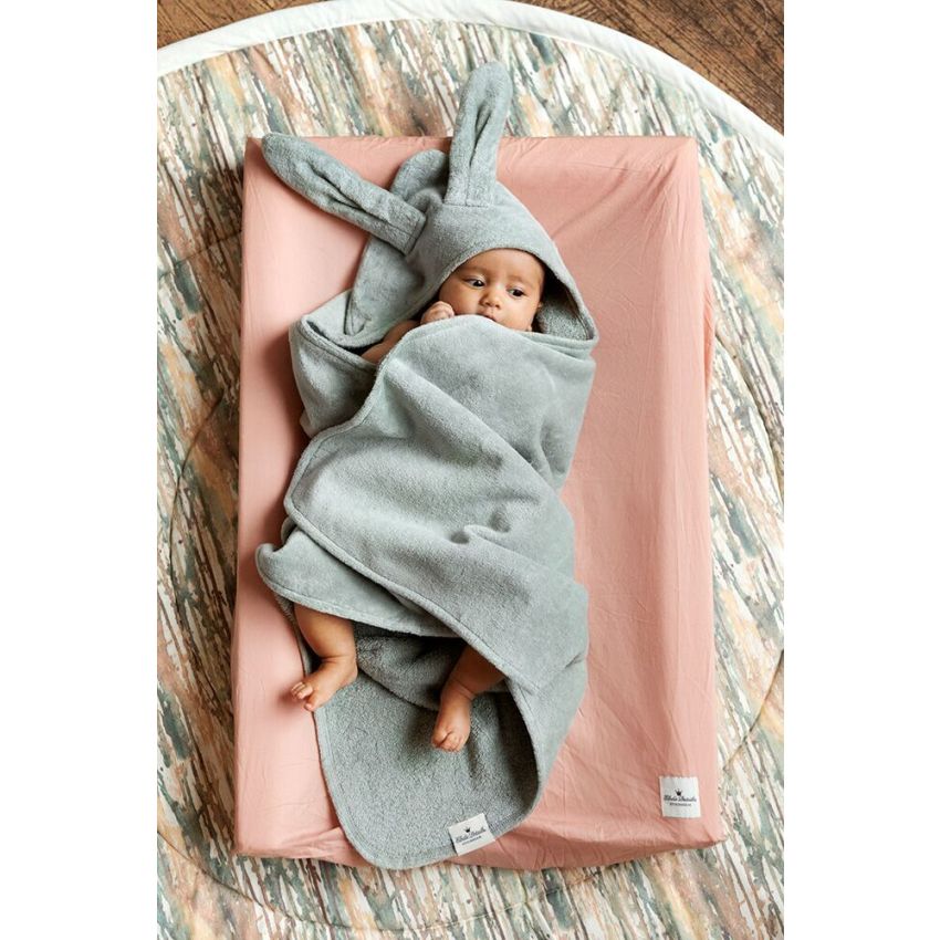 Elodie - Kapuzen Badetuch Mineral Green