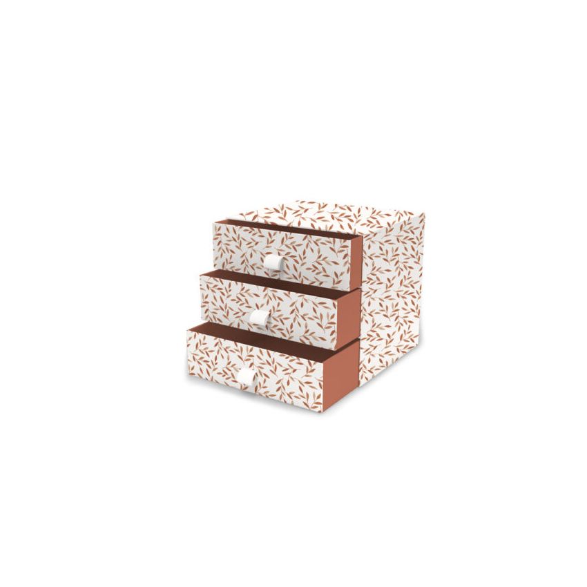 Cam Cam Copenhagen - Schubladenbox Minidresser Caramel Leaves