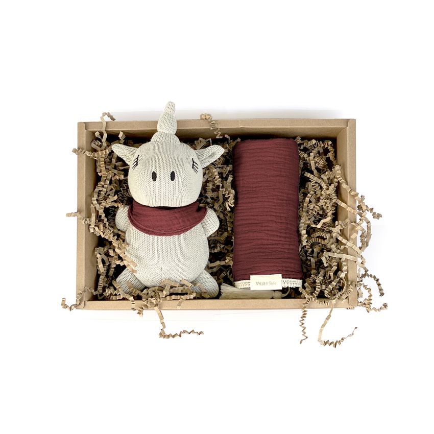 Mrs Ertha - Geschenkbox Unicorno Pearl & Bordeaux