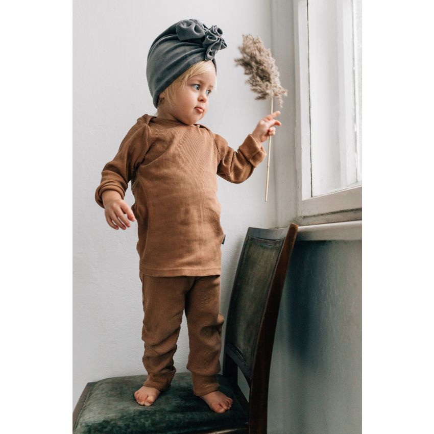 Looks by Luks -  Turban Samt Silver Grey