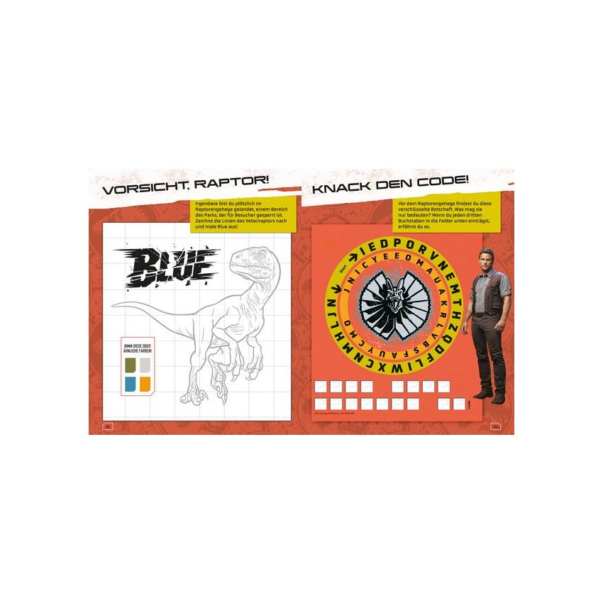 Panini  Album Jurassic World: Die Dinosaurier sind los!