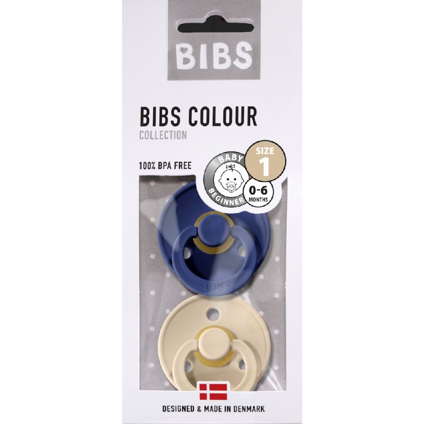 BIBS - Midnight / Vanilla Gr. 1